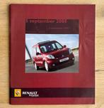 Renault prijslijst BE-NL september 2005 brochure, Enlèvement ou Envoi, Utilisé, Renault