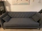 Linnen Tuxedo zetel, Huis en Inrichting, Ophalen, Gebruikt, Driepersoons, 75 tot 100 cm