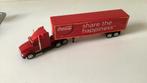 Camion miniature avec remorque coca cola, Comme neuf, Enlèvement ou Envoi, Voitures