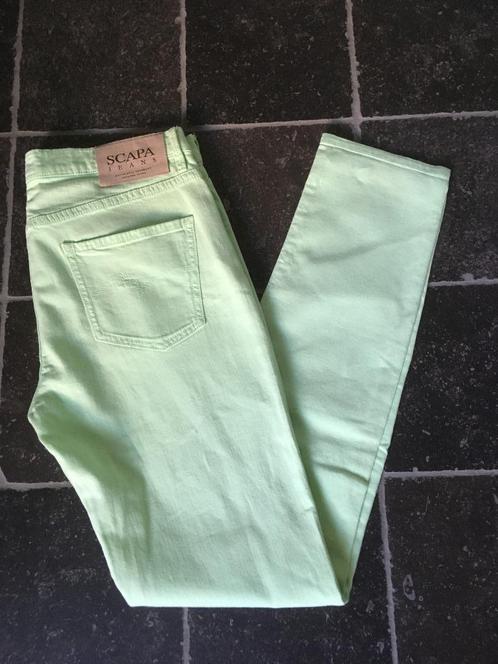 Pantalon Scapa en coton vert clair - L/40, Vêtements | Femmes, Packs de vêtements pour femmes, Comme neuf, Taille 38/40 (M), Enlèvement ou Envoi