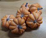 32 oranje schuimpompoen-decoratie/tafelversiering-herfst, Verzenden, Nieuw