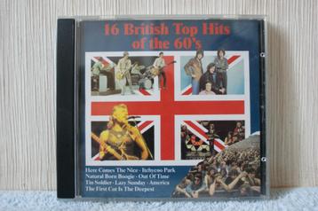 16 british top hits of the 60's cd beschikbaar voor biedingen