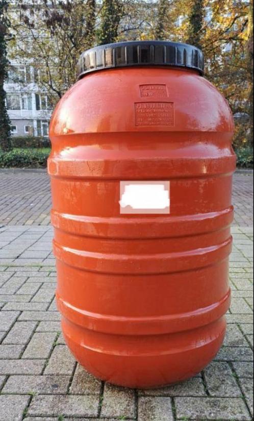 Vat wasblik plastic vat 60l 120l 220l 240l 260l, Tuin en Terras, Regentonnen, Zo goed als nieuw, Kunststof, 150 liter of meer