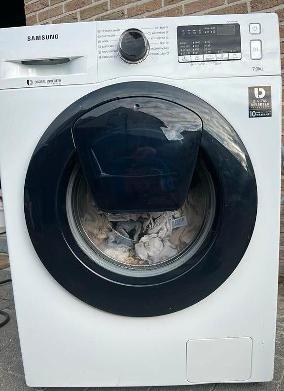 Wasmachine Samsung A+++ met AddWash-functie,, Elektronische apparatuur, Wasmachines, Zo goed als nieuw, Voorlader, 6 tot 8 kg