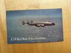 Luchtvaart: Postkaart KLM-Royal Dutch Constellation-Jaren 60, Verzamelen, Verzenden, 1940 tot 1960, Ongelopen, Overig Europa