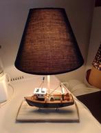lampe de chevet bateau en bois pour chambre enfant, Enlèvement ou Envoi, Comme neuf, Lampe