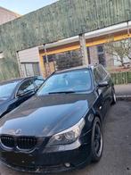 BMW 525D E61, Auto's, BMW, Automaat, Achterwielaandrijving, Zwart, Zwart