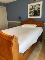 Bed twijfelaar, Huis en Inrichting, Slaapkamer | Complete slaapkamers, Ophalen, Zo goed als nieuw, Twijfelaar