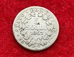 Zeldzame oude zilveren munt van 5 stuks uit 1867 R, Antiek en Kunst, Ophalen of Verzenden, Zilver