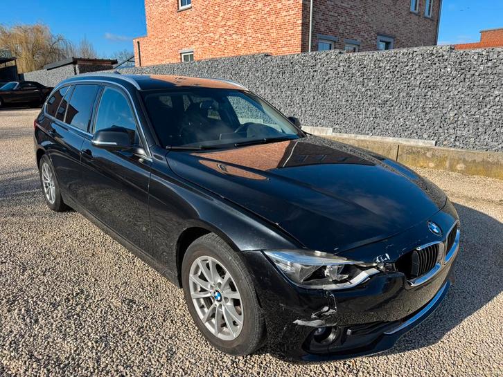 Bmw 318d 190.000km 2017 euro 6b Accident, Auto's, BMW, Bedrijf, Te koop, 3 Reeks, ABS, Adaptieve lichten, Airbags, Airconditioning