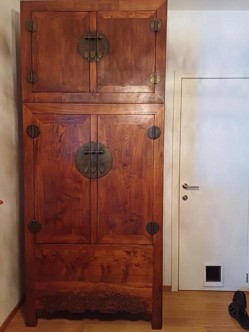 19de eeuwse chinese kast, Antiek en Kunst, Antiek | Meubels | Kasten, Ophalen