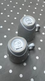 Gratis 2 Philips koffie koppen, Huis en Inrichting, Ophalen, Overige materialen, Gebruikt, Overige stijlen
