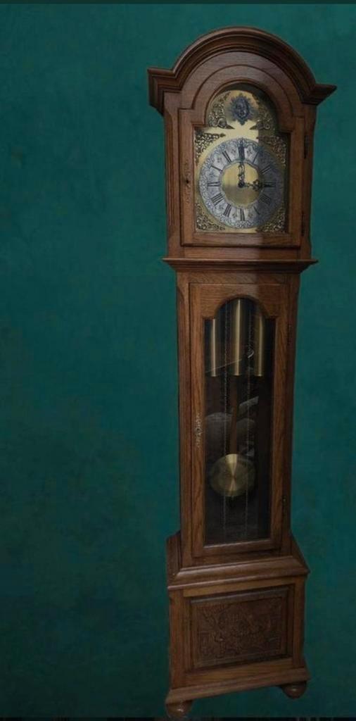 Massieve eiken staande klok, Antiek en Kunst, Antiek | Klokken, Ophalen
