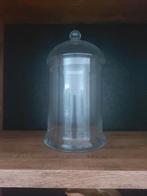 Vaas met deksel in glas hoogte 32 cm, Huis en Inrichting, Ophalen, Gebruikt