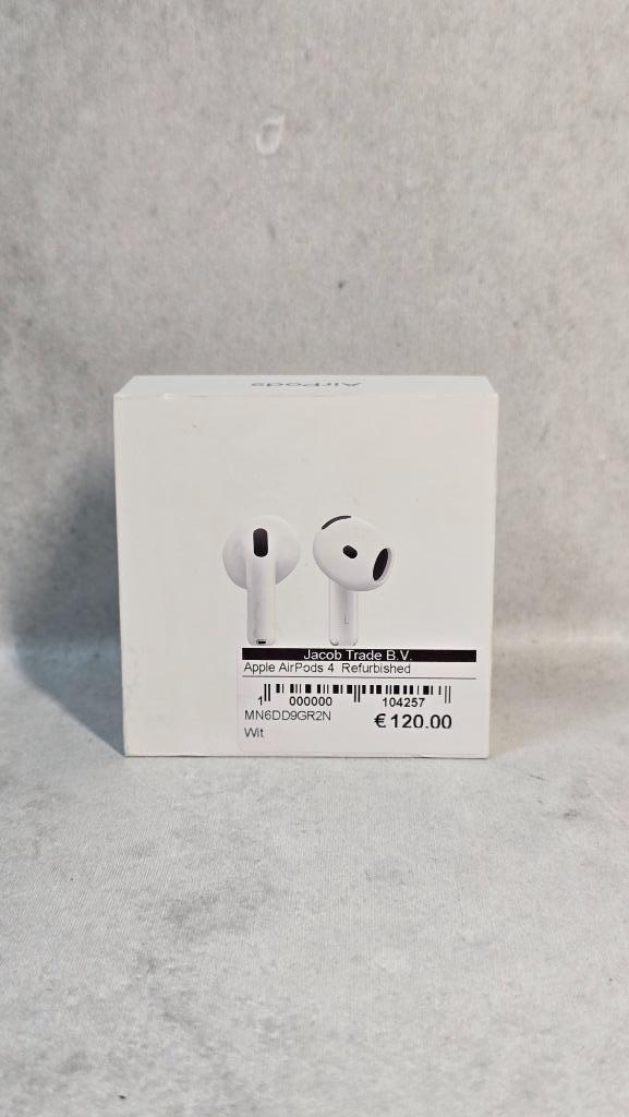 Apple Airpods 4, Telecommunicatie, Mobiele telefoons | Oordopjes, Zo goed als nieuw, In oorschelp (earbud), Bluetooth, Ophalen of Verzenden