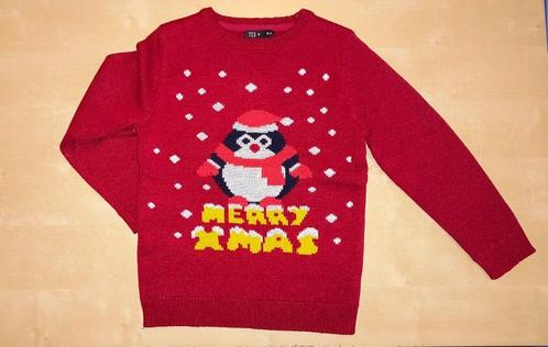 Mooie warme rode kersttrui, maat 6-7 jaar (116/122), Kinderen en Baby's, Kinderkleding | Maat 116, Zo goed als nieuw, Jongen of Meisje