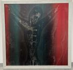 huile sur panneau christ signe charles delporte, Ophalen of Verzenden