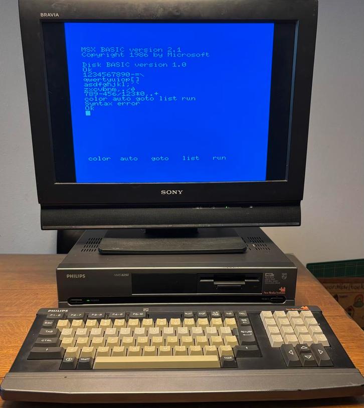 Philips NMS8250 MSX2 computer, Computers en Software, Vintage Computers, Ophalen