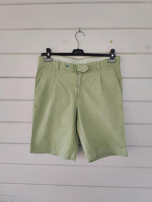 Mintgroene korte broek, Kleding | Heren, Broeken en Pantalons, Gedragen, Maat 52/54 (L), Groen, Verzenden
