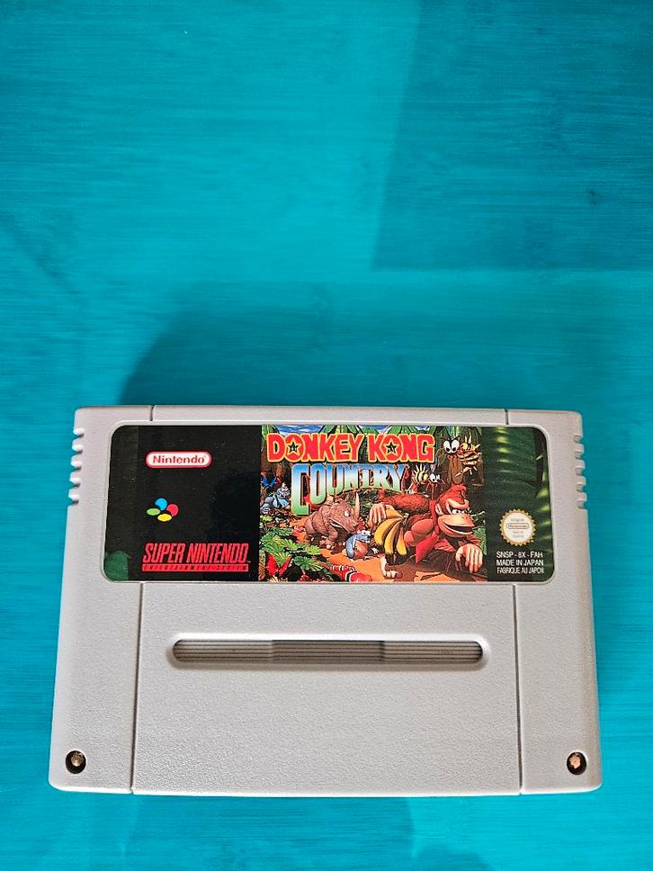 Donkey Kong Country, Games en Spelcomputers, Games | Nintendo Super NES, Zo goed als nieuw, Platform, 1 speler, Vanaf 7 jaar, Ophalen of Verzenden