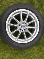 4 BMW-velgen (zeer goede staat) en winterbanden (225/55 R17), Auto-onderdelen, Banden en Velgen, Ophalen, Gebruikt, 17 inch, Winterbanden