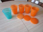 Gobelets tupperware, Enlèvement ou Envoi, Comme neuf, Orange, Récipient ou Bol
