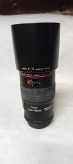 CANON Macro EF 100mm F2.8 L IS USM, Ophalen, Zo goed als nieuw, Macrolens