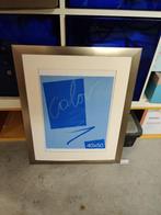 Wissellijst zilver met passe-partout 56x45, Ophalen, Gebruikt