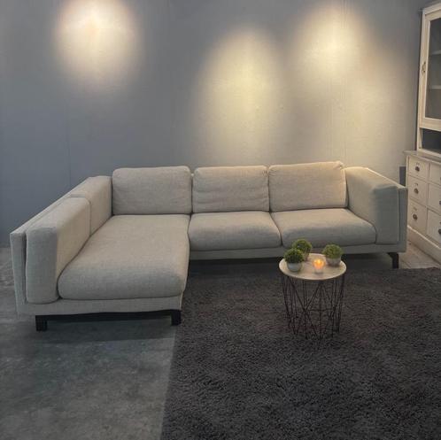 Beige Hoekzetel Te Koop!, Huis en Inrichting, Zetels | Zetels, Zo goed als nieuw, Hoekbank, Driepersoons, 250 tot 300 cm, 150 cm of meer