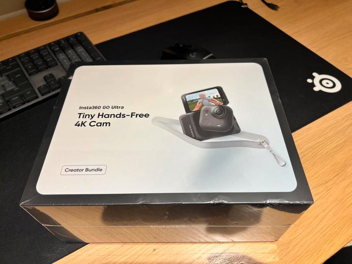Insta360 GO Ultra 4K creator bundle (nieuw), Audio, Tv en Foto, Actiecamera's, Nieuw, Overige merken, Ophalen