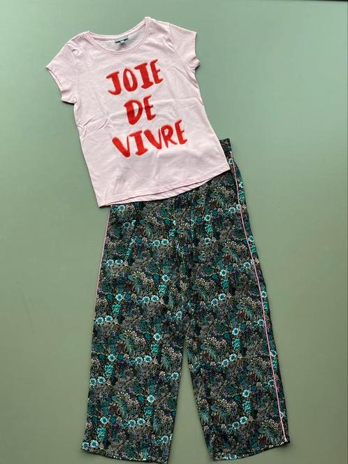 Ensemble pantalon culotte + t-shirt rose Kids Only/JBC 140, Enfants & Bébés, Vêtements enfant | Taille 140, Comme neuf, Fille