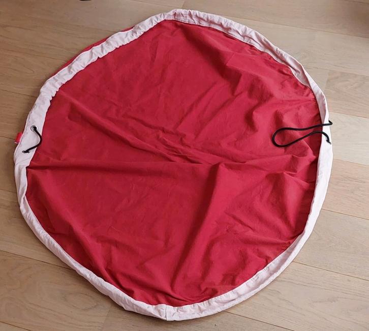Play & Go speelkleed/opbergzak rood. Diameter 1m40, Kinderen en Baby's, Speelgoed | Speelkleden, Ophalen of Verzenden