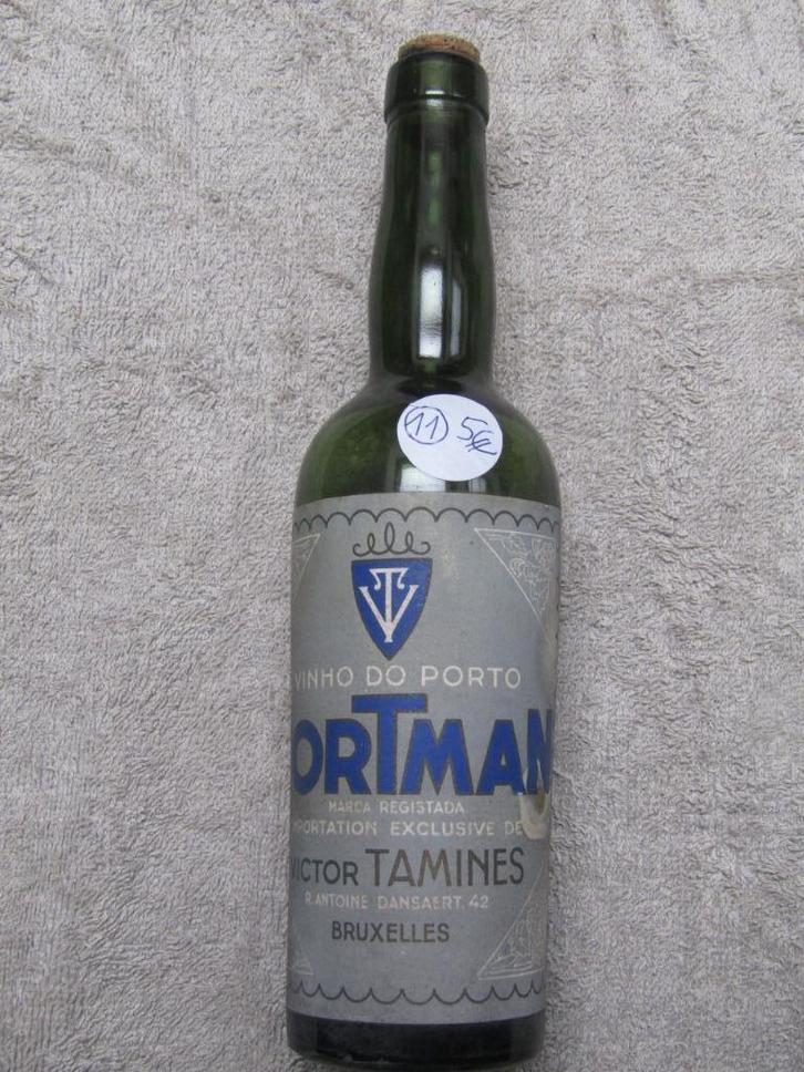 Lege wijnfles, gegoten glas, H24-D6-P1.5, 1050 g, Verzamelen, Wijnen, Gebruikt, Port, Ophalen of Verzenden