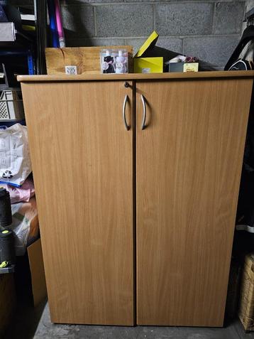 Bureau avec portes + armoire+ armoire chaussures, Enlèvement, Comme neuf, Bureau