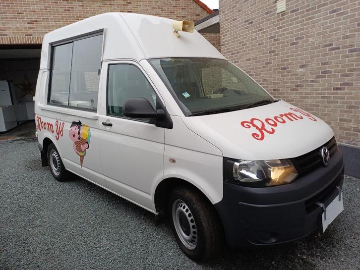 VOLKSWAGEN IJSWAGEN, Auto's, Bestelwagens en Lichte vracht, Particulier, Volkswagen, Diesel, Euro 5, Wit, Grijs, Stof, Voorwielaandrijving