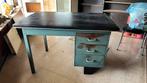 Vintage bureau metaal, Ophalen, Zo goed als nieuw, Bureau