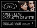 Amelie Lens B2B Charlotte De Witte - Zat 1 feb RUILEN, Twee personen, Februari