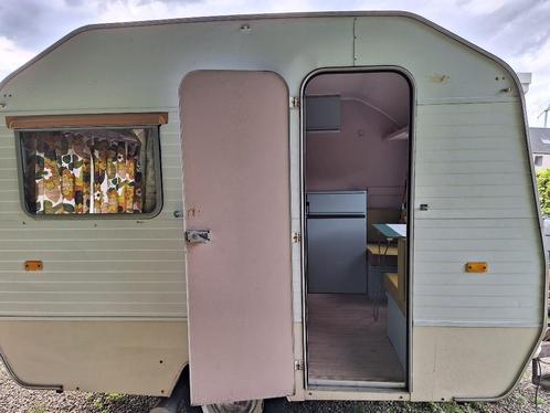Retro caravan, Caravans en Kamperen, Caravans, Particulier, tot en met 3, 500 - 750 kg, Standaardzit, Overige merken, tot 4 meter