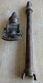 SALE Franse koperen brandweer spuit, Antiek en Kunst, Antiek | Brons en Koper, Ophalen of Verzenden, Koper