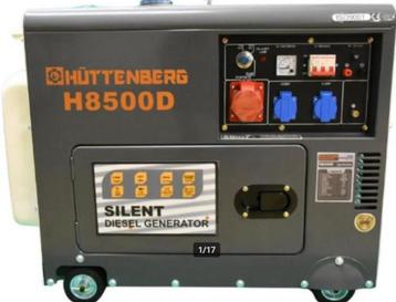 Huttenberg diesel aggregaat stroomgroep 8 kw. Nieuw!! beschikbaar voor biedingen