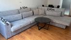 Hoekbank - salontafel - eettafel + 4stoelen, Ophalen, Gebruikt