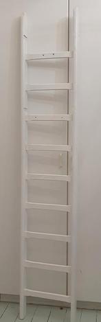 Échelle de meunier bois peinte en blanc, Bricolage & Construction, Enlèvement, Échelle