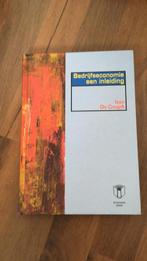 Bedrijfseconomie een inleiding - Ivan De Cnuydt, Boeken, Schoolboeken, Bedrijfseconomie, Ophalen of Verzenden, Zo goed als nieuw