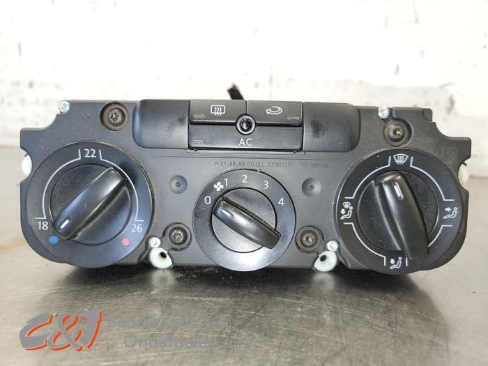 Panneau de commande clim d'un Volkswagen Caddy, Autos : Pièces & Accessoires, Climatisation & Chauffage, Volkswagen, Utilisé, 3 mois de garantie