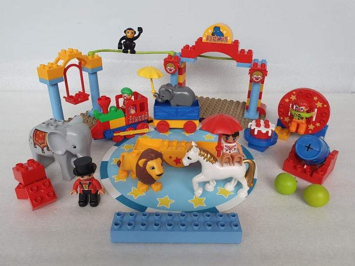 Lot Lego Duplo met Circus sets, Kinderen en Baby's, Speelgoed | Duplo en Lego, Gebruikt, Duplo, Ophalen of Verzenden