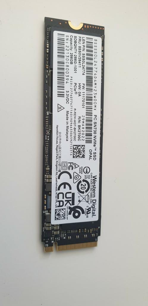 SSD Western Digital 256 Go, Computers en Software, Harde schijven, Nieuw, Desktop, Extern, SSD, Ophalen