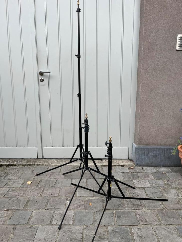 Manfrotto 5001B statieven, Audio, Tv en Foto, Fotografie | Statieven en Balhoofden, Gebruikt, Driepoot, 175 cm of meer, Ophalen