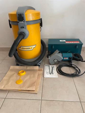 Rainureuse Makita SG150 + Aspirateur Ghibli, Enlèvement, Comme neuf