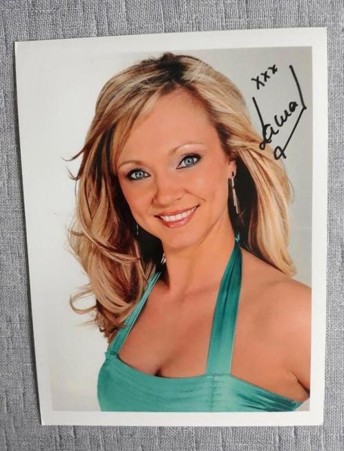 Gesigneerde foto van Laura Lynn., Verzamelen, Muziek, Artiesten en Beroemdheden, Nieuw, Verzenden