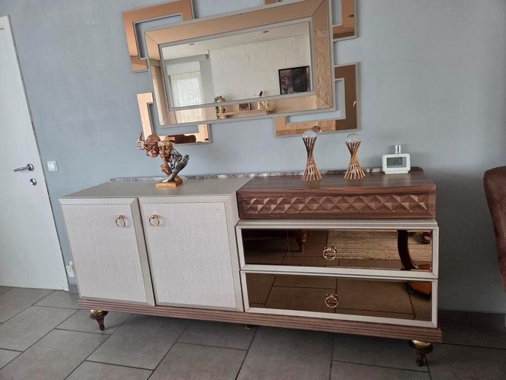 Dressoir, spiegel,tv kast,eettafel, Huis en Inrichting, Kasten | Dressoirs, Gebruikt, Ophalen